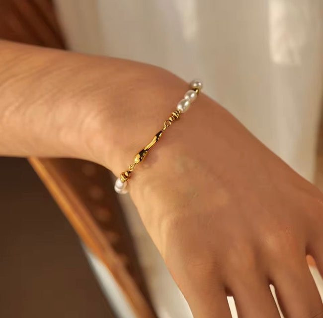 Pearl ocean bracelet