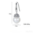 Freshwater Sterling Silver Pearl Bridal Earrings Ariana