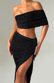 Elsa Midi Skirt - Black